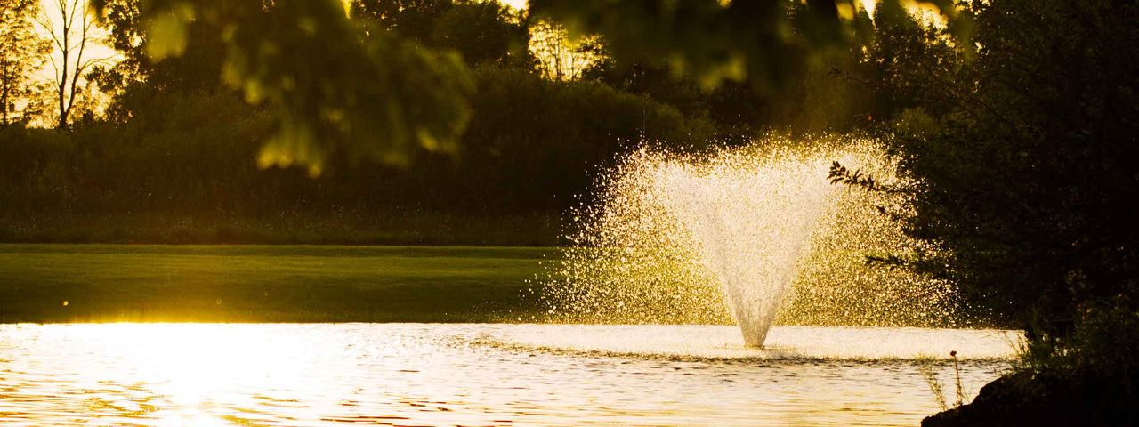 Display Fountain Aerators are the best way to add vital oxygen to your pond.