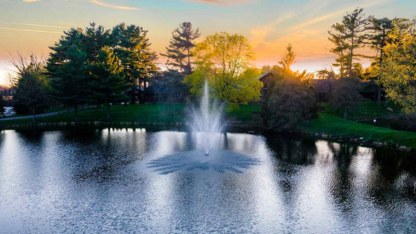 Amherst Fountain For Small, Residential Ponds