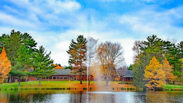 Jet Stream Fountain For Large, Commercial Ponds