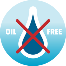 Virtually maintenance free oil free
