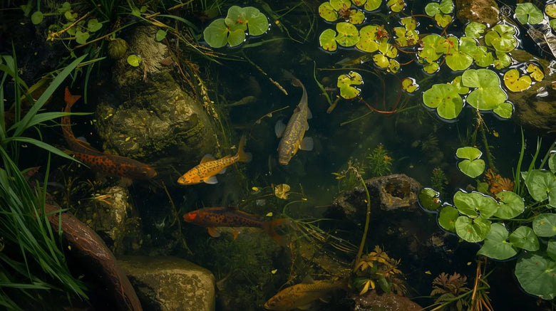 Fish Get in Ponds