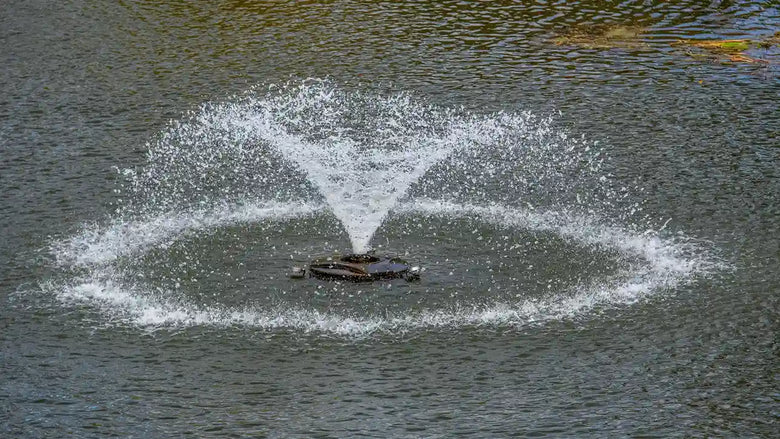 How to aerate pond without electricity