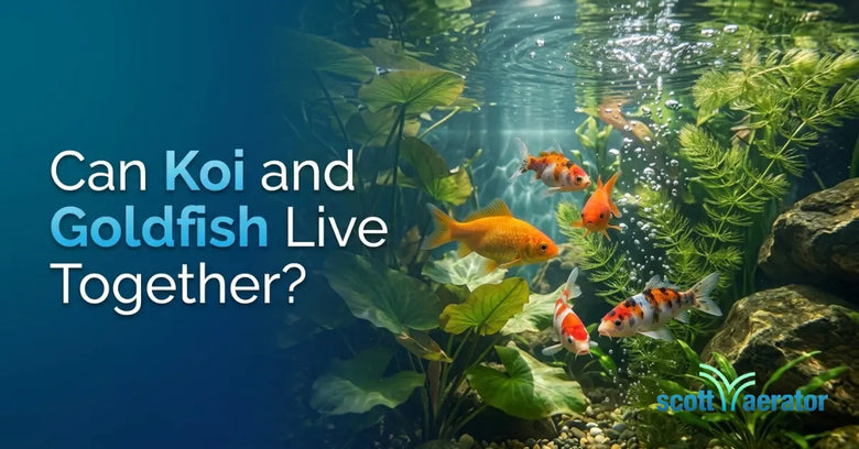 Can Koi and Goldfish Live Together?