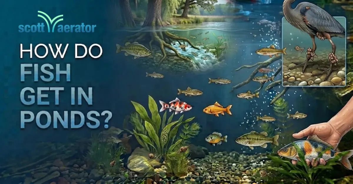 How Do Fish Get in Ponds