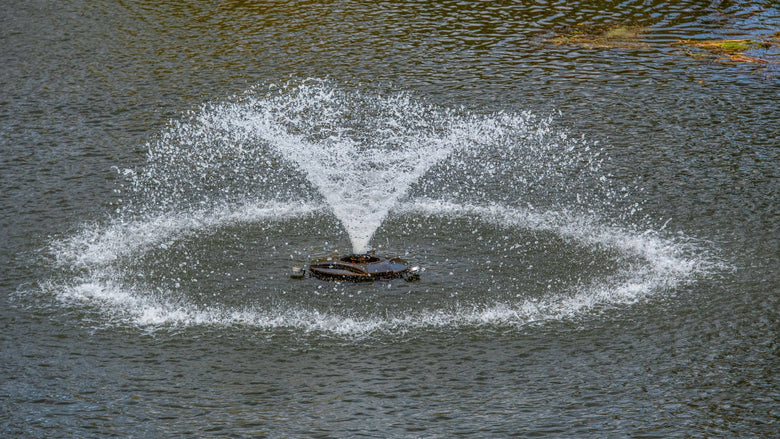 How to aerate pond without electricity