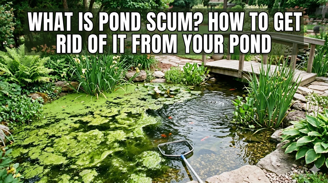 What Is Pond Scum? How to Get Rid of It from Your Pond