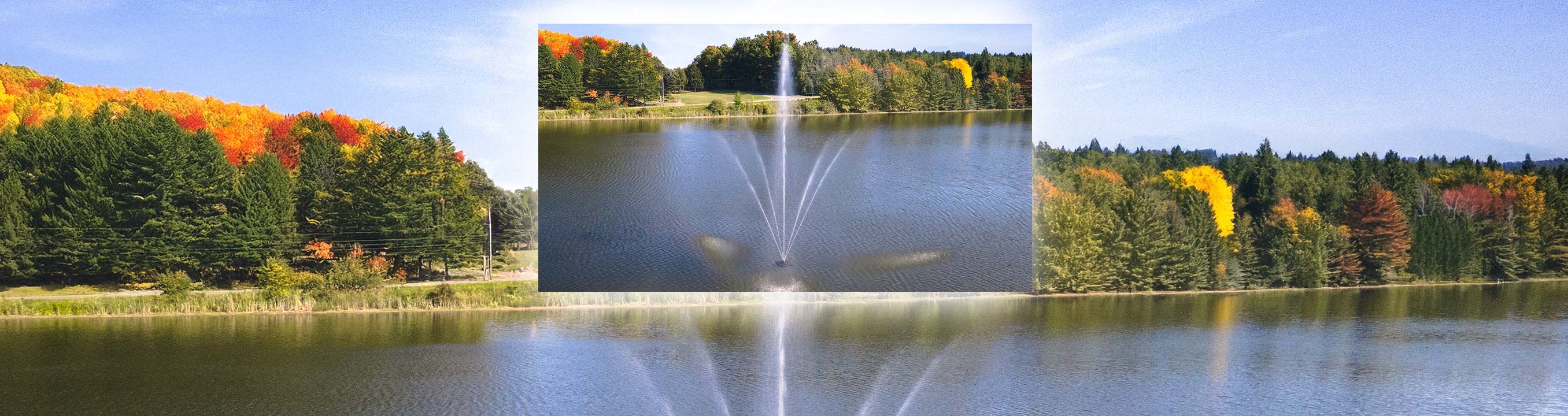 Clover Fountain For Medium, Residential Ponds