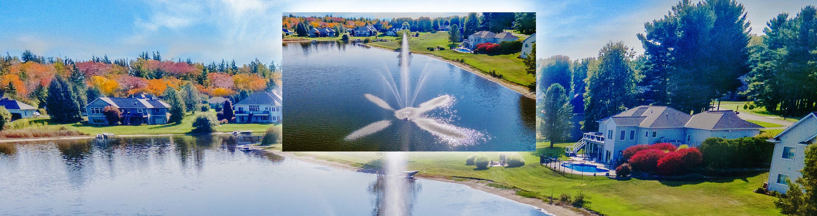 Clover Fountain For Large, Commercial Ponds