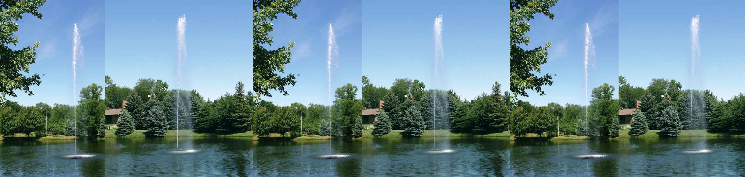 Jet Stream Fountain For Medium, Residential Ponds