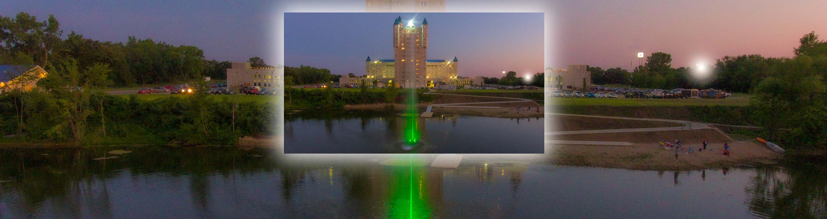 Jet Stream Fountain For Large, Commercial Ponds