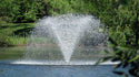 The North Star is an elegant, trumpet-shaped pond aerator.
