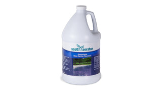 Gallon container of Scott Aerator product on a white background