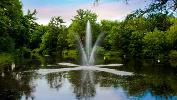 Clover Fountain For Small, Residential Ponds