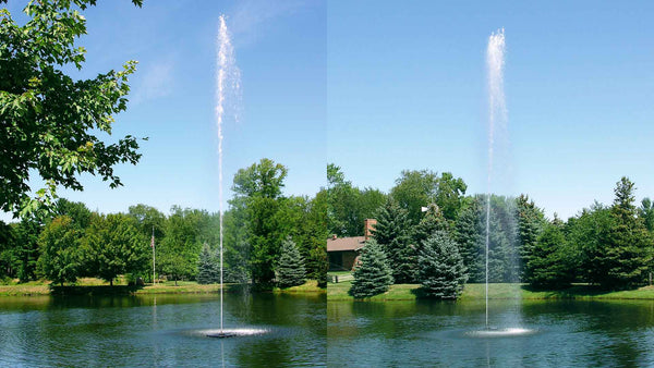 Jet Stream Fountain For Medium, Residential Ponds